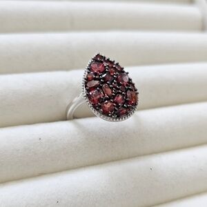 Elegant Garnet Ring